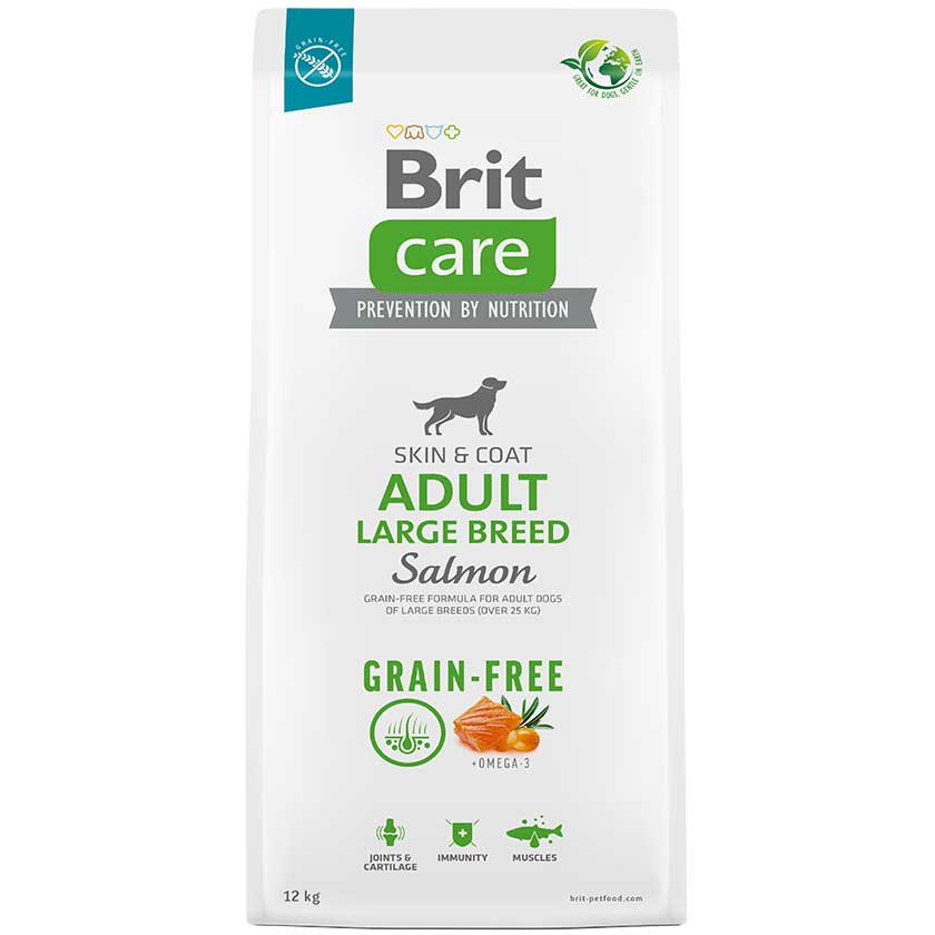 brit-care-adult-large-breed-salmon BRIT CARE GRAIN FREE ADULT LARGE BREED SALMON - Imagen 1