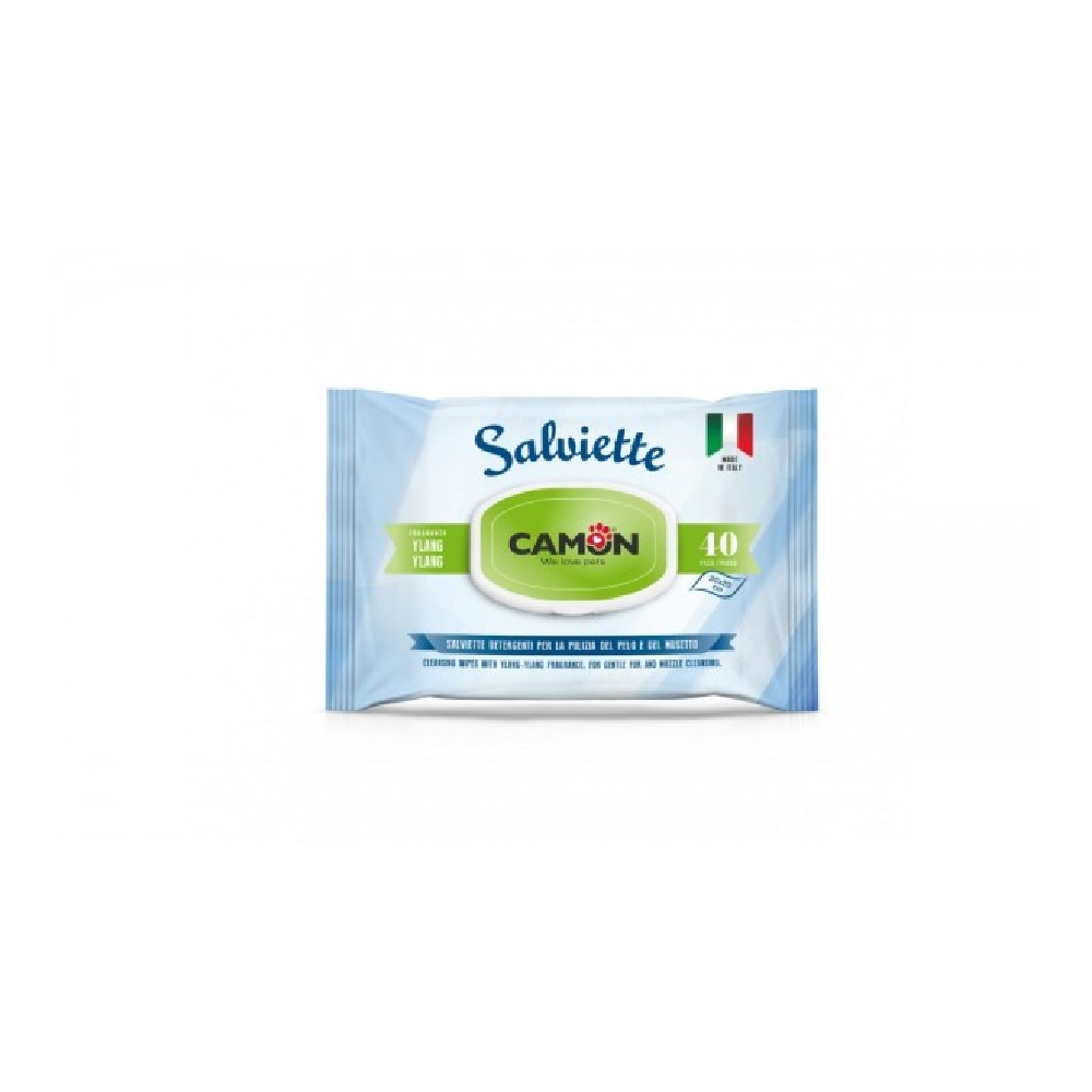 New Project (76) CAMON SALVIETTE TOALLITAS HÚMEDAS YLANG YLANG 40 UNIDADES - Imagen 1