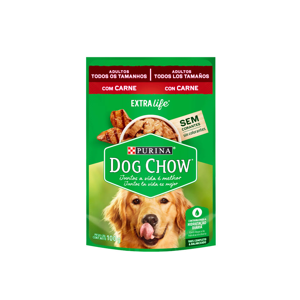 dog chow pouch