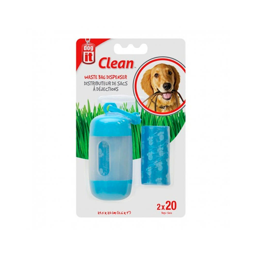 dog it dispensador azul