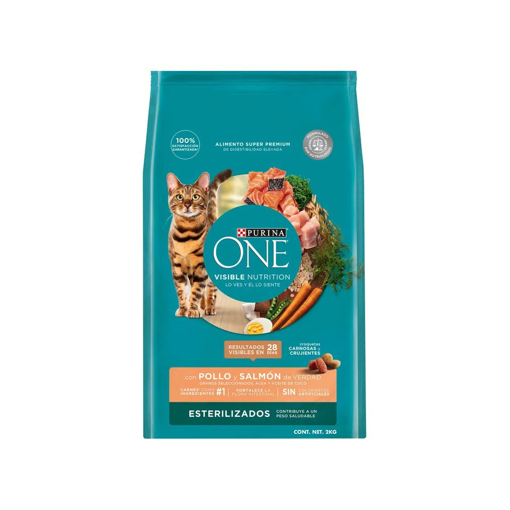 New Project (3) Purina One Esterilizados Pollo y Salmón - Imagen 1