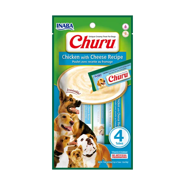 churu pollo queso perro