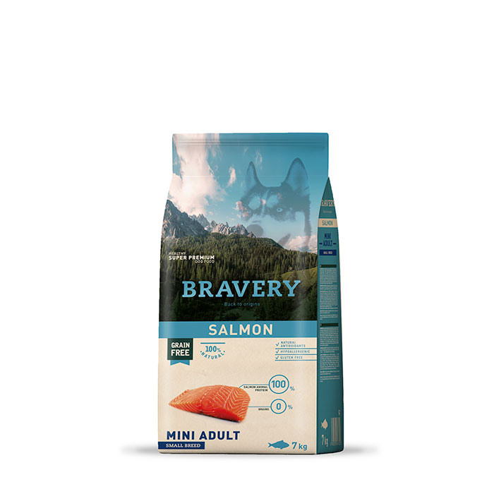 bravery salmon mini adulto