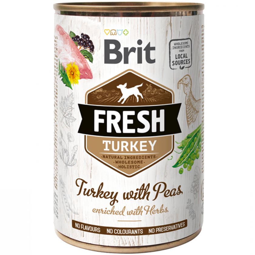 BRIT FRESH TURKEY WITH PEAS