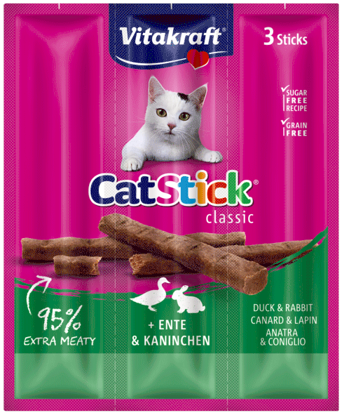 vitakraft catstick duck