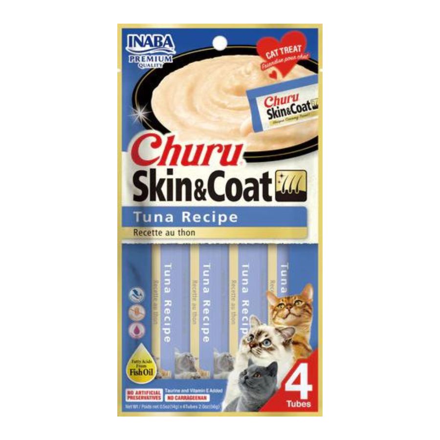 Churu skin y coat tuna recipe