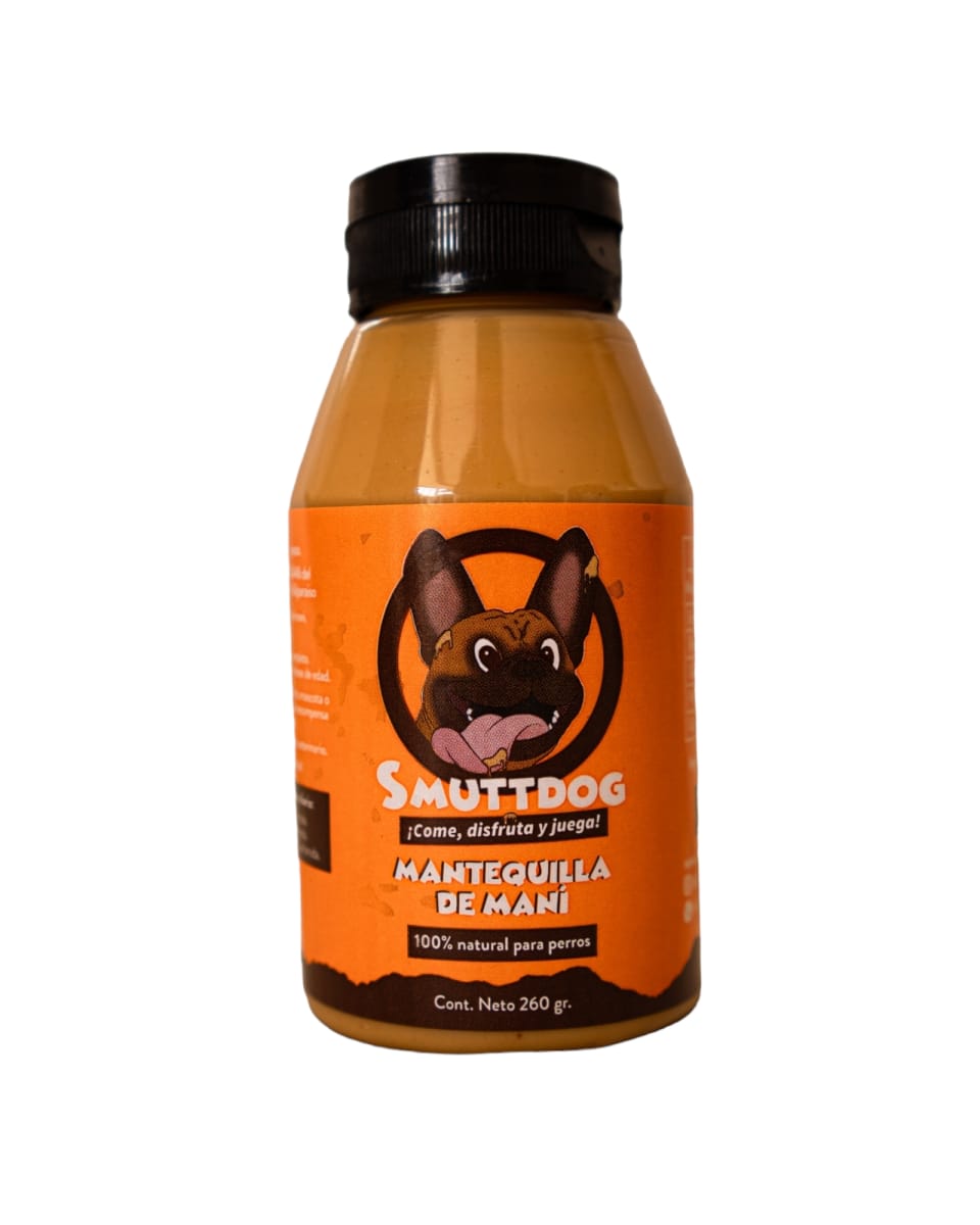 mantequilla mani perro MANTEQUILLA DE MANI SMUTTDOG - Imagen 1