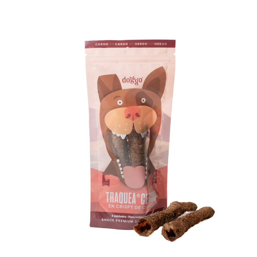 traquea doggo Snack para perros Tráquea de Cerdo - Imagen 1
