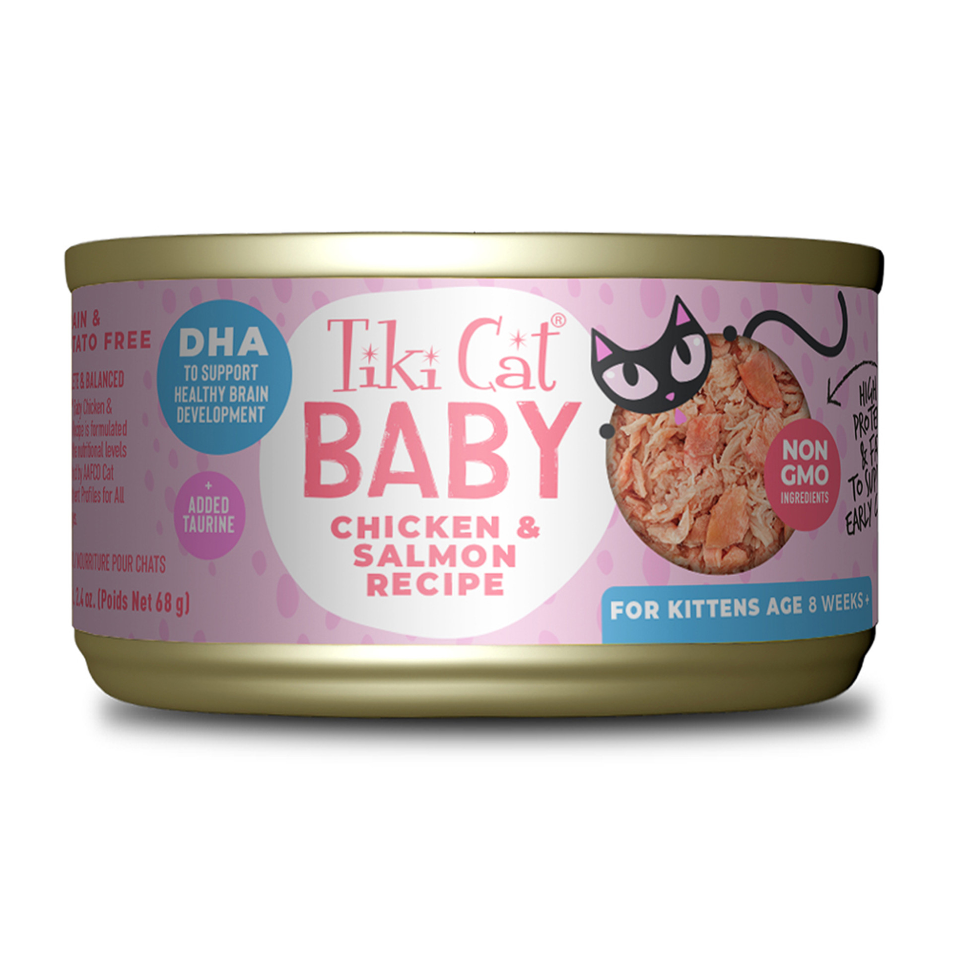 18095_source_1649083917 TIKI CAT BABY WHOLE FOODS CHICKEN SALMON - Imagen 1