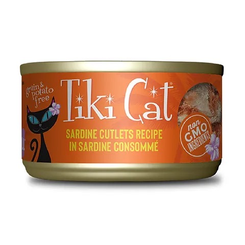 Tiki-Cat-Grill-Wet-Cat-Food-Tahitian-Grill-Sardine-Lata-80-grs TIKI CAT TAHITIAN GRILL - SARDINE - Imagen 1