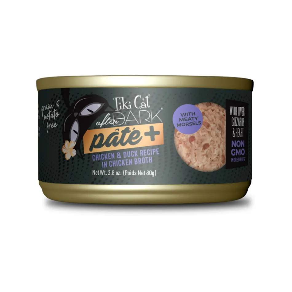 dark_pate_chicken_and_duck TIKI CAT AFTER DARK PATE + CHICKEN DUCK - Imagen 1