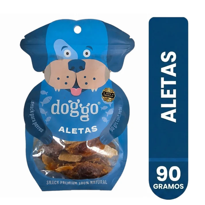 ALETAS-SNACK-doggo ALETAS DE PESCADO DOGGO 90 gr - Imagen 1